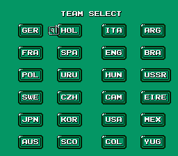 Konami Hyper Soccer - NES
