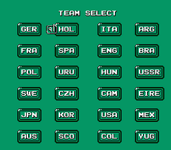 Konami Hyper Soccer - NES