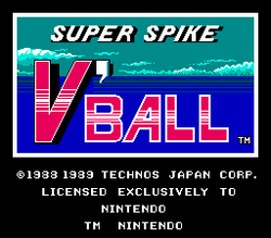U.S. Championship V'Ball - NES
