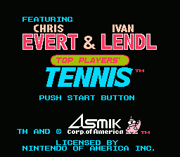 Top Players' Tennis - NES