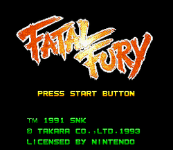 Fatal Fury - SNES