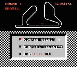 Michael Andretti's World GP - NES