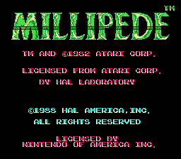 Millipede - NES