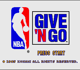 NBA Give 'n Go - SNES