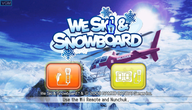 We Ski & Snowboard - Wii Original