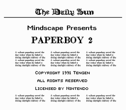 Paperboy 2 - NES