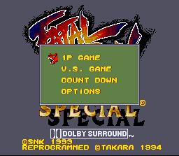 Fatal Fury Special - SNES