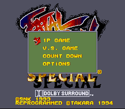 Fatal Fury Special - SNES