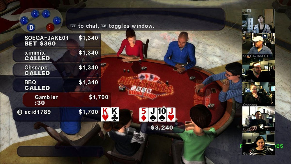 High Stakes on the Vegas Strip: Poker Edition - PS3