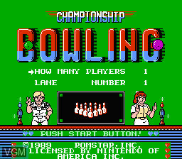 Championship Bowling - NES