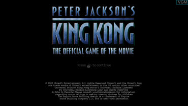 Peter Jackson's King Kong - X360