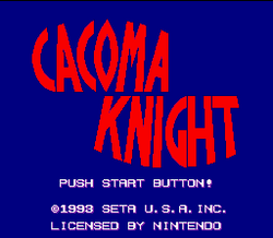 Cacoma Knight in Bizyland - SNES