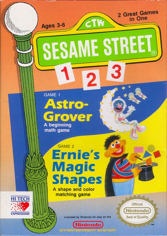 Sesame Street 1 2 3 - NES