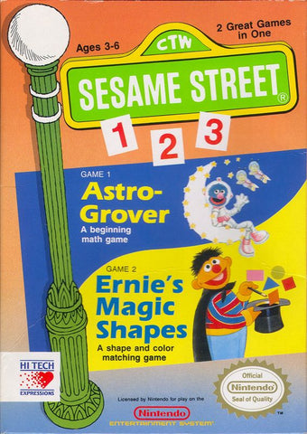 Sesame Street 1 2 3 - NES