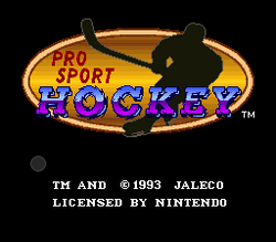 Pro Sport Hockey - SNES