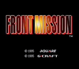 Front Mission - SNES