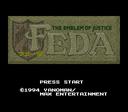 FEDA: The Emblem of Justice - SNES