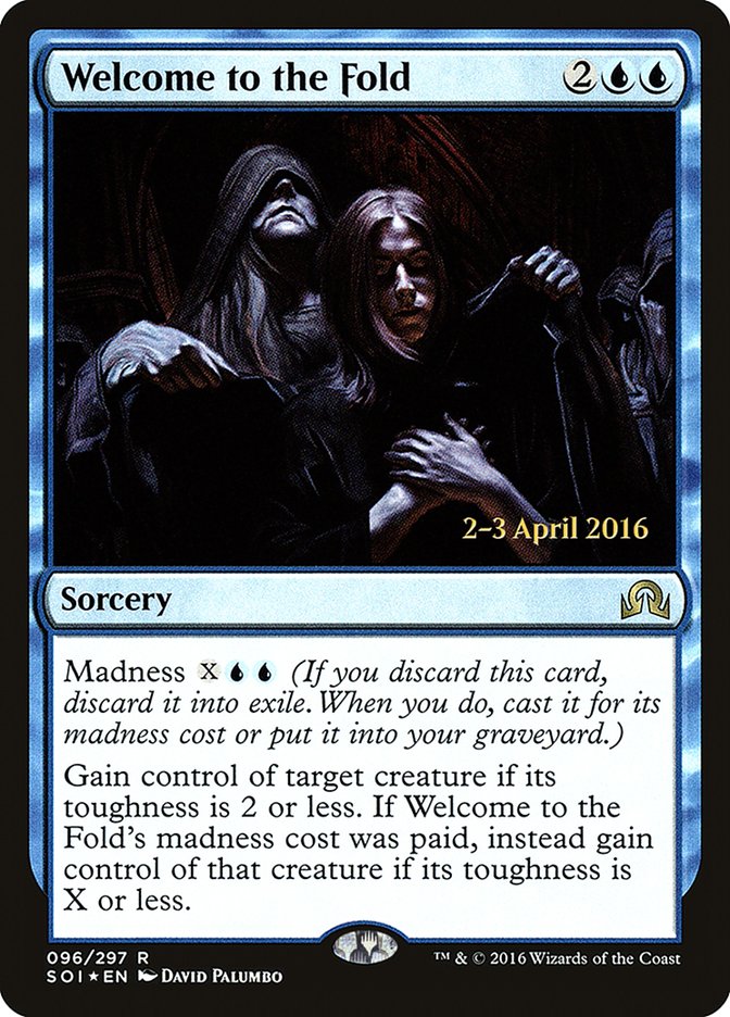 Welcome to the Fold 2x FOIL SOI MTG Shadows Over Innistrad Rare MINT blue