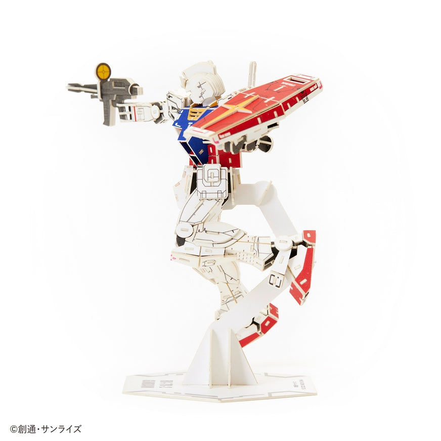 Wa-Gu-Mi RX-78-2 - Mobile Suit Gundam - Wooden 3D Puzzle Kit