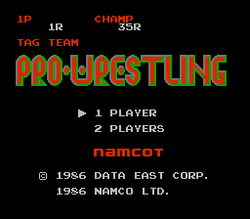 Tag Team Wrestling - NES