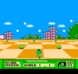 3-D WorldRunner - NES