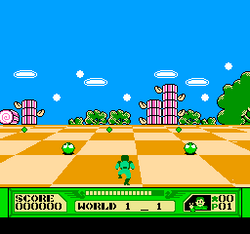 3-D WorldRunner - NES