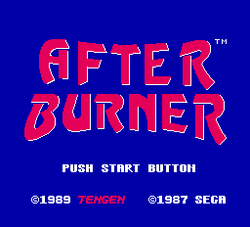 After Burner II - NES