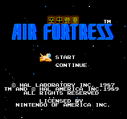 Air Fortress - NES