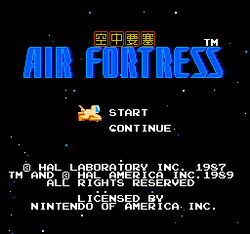 Air Fortress - NES