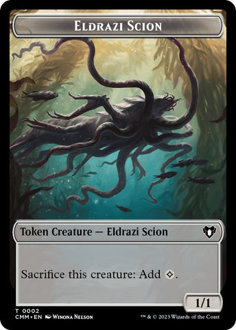 Eldrazi Scion // Dwarf Berserker Double-Sided Token [Commander Masters Tokens]