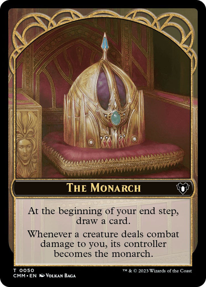 The Monarch // Rat Double-Sided Token [Commander Masters Tokens]