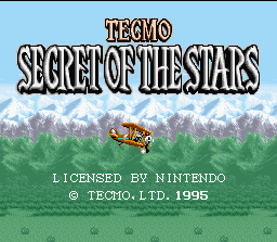 Tecmo Secret of the Stars - SNES