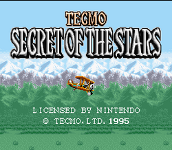 Tecmo Secret of the Stars - SNES