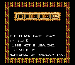 The Black Bass - NES