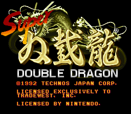 Super Double Dragon - SNES