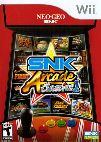 SNK Arcade Classics Vol. 1 - Wii Original