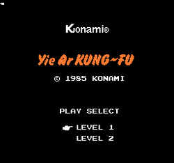Yie Ar Kung-Fu - NES