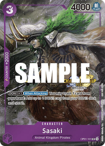 Sasaki (CS 2023 Event Pack Finalist Ver.) [One Piece Promotion Cards]