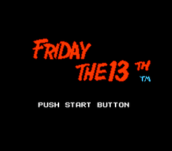 Friday the 13th - NES