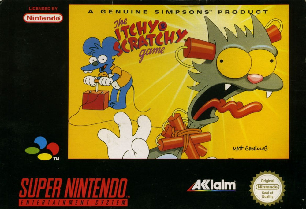 The Itchy & Scratchy Game - SNES