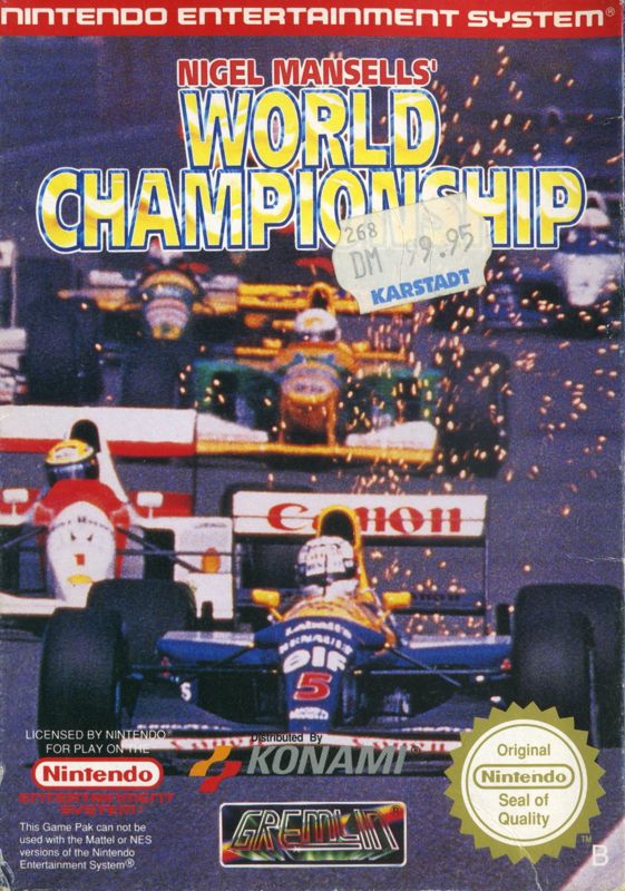 Nigel Mansell's World Championship Racing - NES