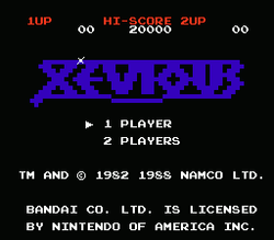 Xevious - NES