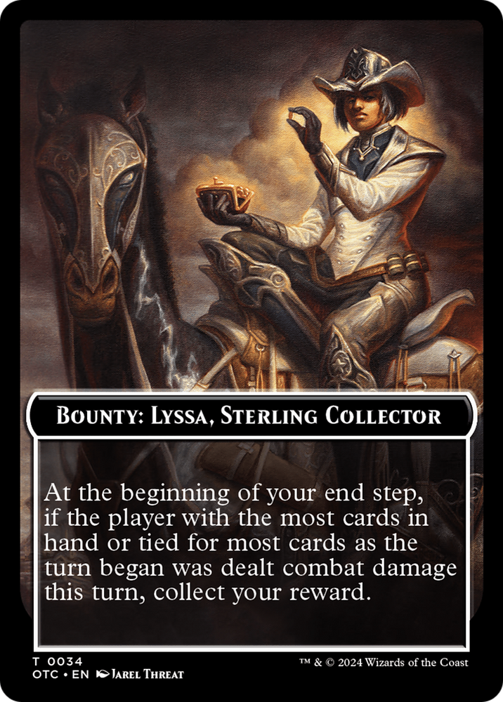 Bounty: Lyssa, Sterling Collector // Bounty Rules Double-Sided Token [