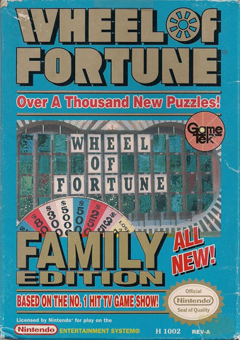 Wheel of Fortune: Family Edition - NES