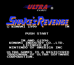 Snake's Revenge - NES