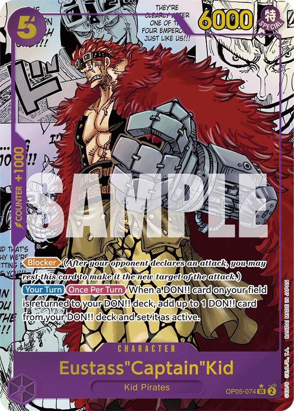 Eustass"Captain"Kid (OP05-074) (Manga) [Premium Booster -The Best-]