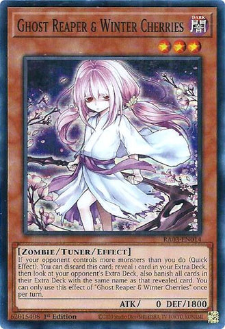 Ghost Reaper & Winter Cherries (Alternate Art) [RA03-EN014] Super Rare