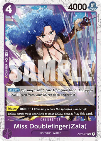Miss Doublefinger(Zala) (Jolly Roger Foil) [Premium Booster -The Best-] - OP05-073