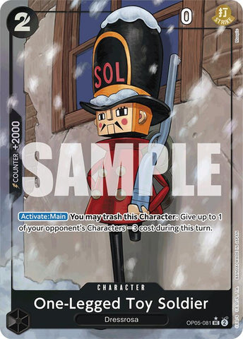 One-Legged Toy Soldier (Full Art) [Premium Booster -The Best-] - OP05-081