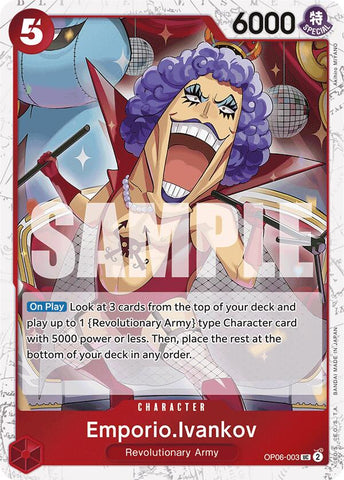 Emporio.Ivankov (Jolly Roger Foil) [Premium Booster -The Best-] - OP06-003